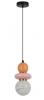 TOCADO Sandblasted Opal Diffuser Glass with Ceramic Bead Pendant